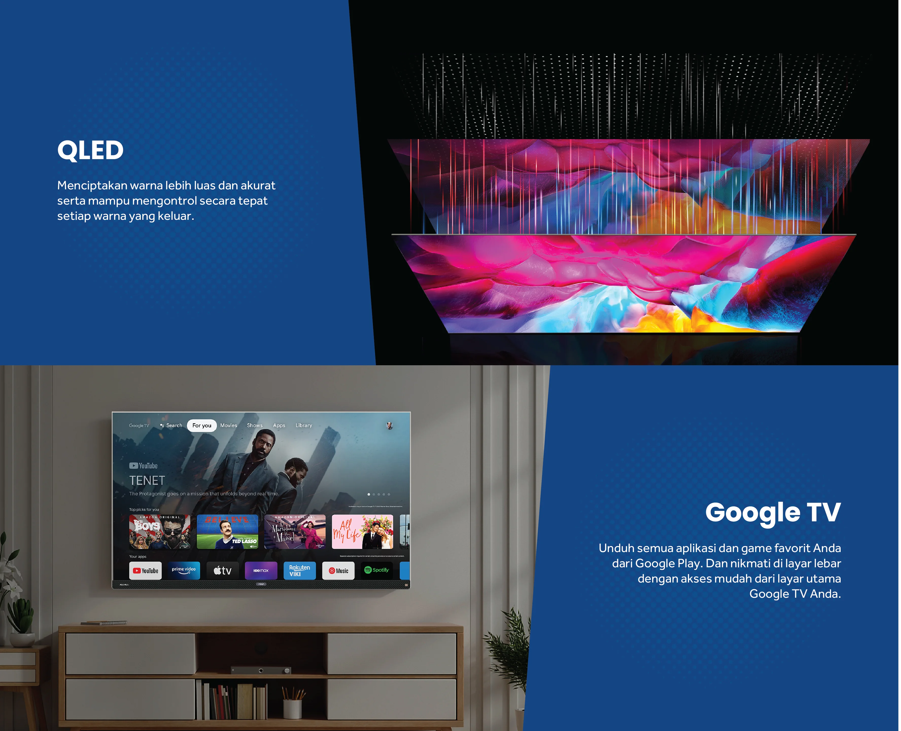 Smart TV AQUA Elektronik AQT55S900UX